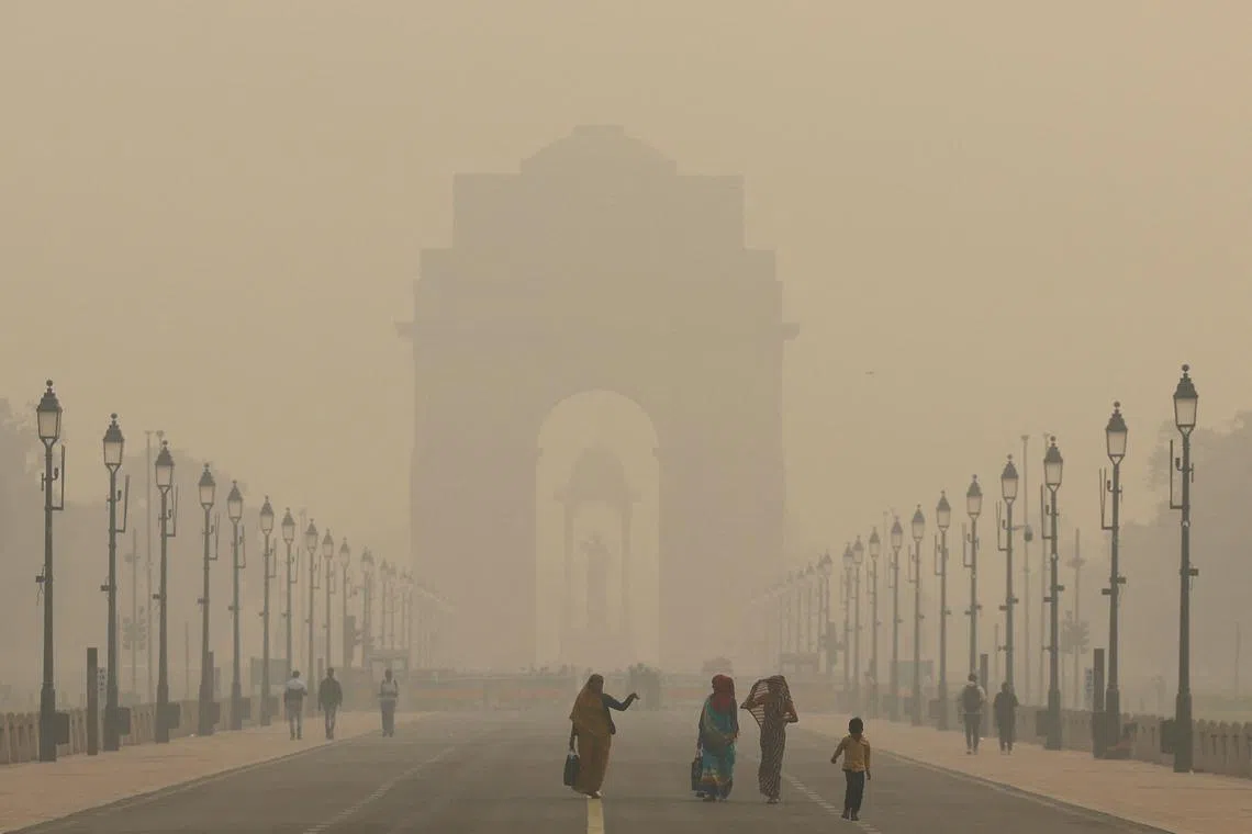 The air quality data from the US embassy is also frequently used as a reference in New Delhi, which has severe pollution issues.
