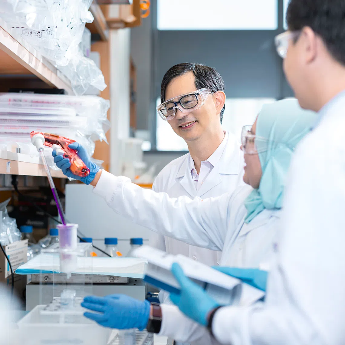 Professor Patrick Tan in his Duke-NUS lab, where groundbreaking cancer genetics research translates into clinical trials with real-world impact.
