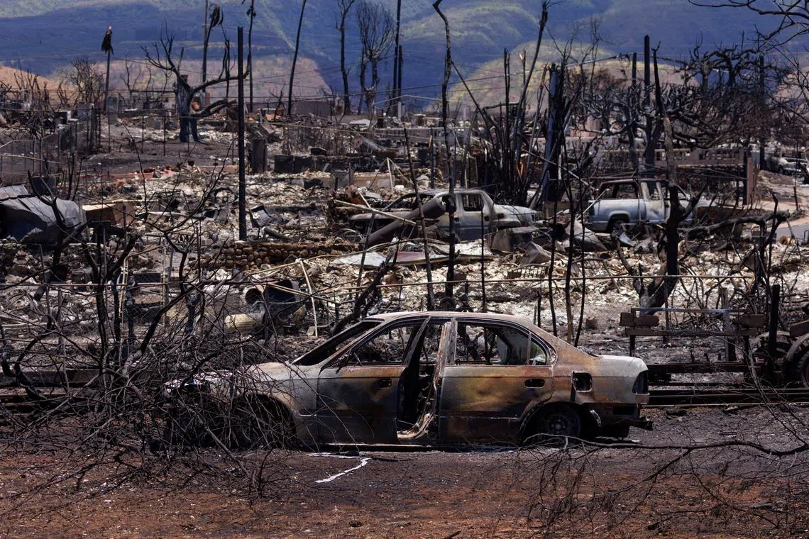 Hawaii releases detailed timeline of deadly wildfire that razed Lahaina ...