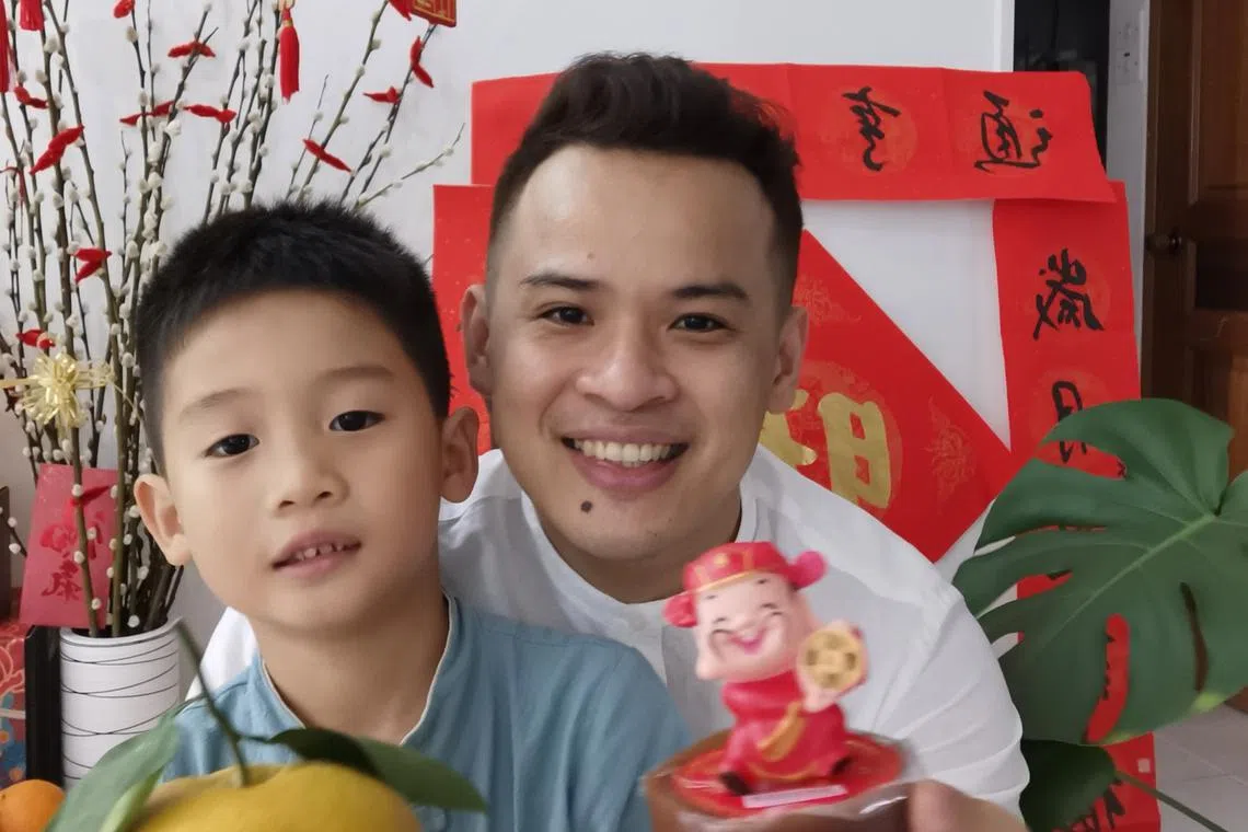 Mr Lye Kim Wong made the decision to become a counsellor in order to build a better relationship with his nine-year-old son.