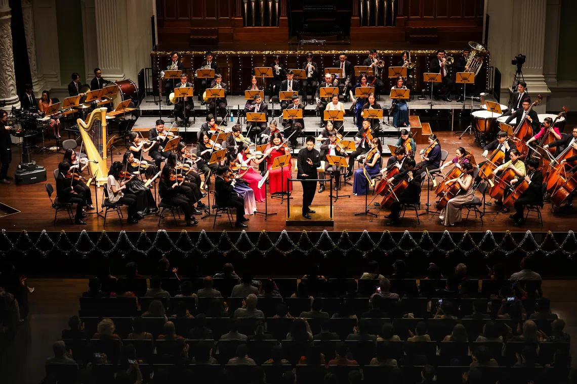 tleve01 - The Philharmonic Orchestra's Philharmonic Orchestra’s New Year’s Eve Concert at Victoria Concert Hall on 31 Dec 2024.

Credit / Copyright: Andrew Bi Photography