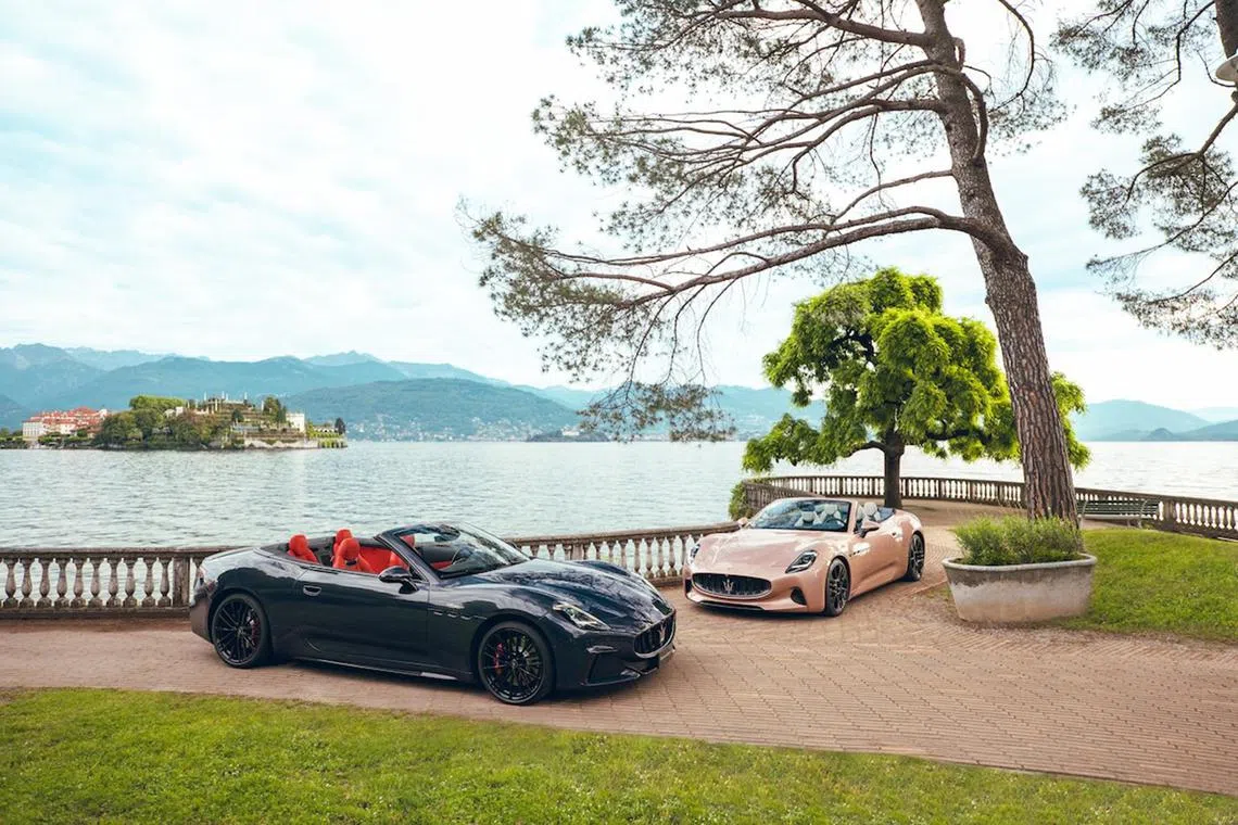 Maserati GranCabrio Trofeo (left) and GranCabrio Folgore will be here by 2025.



Credit: Maserati