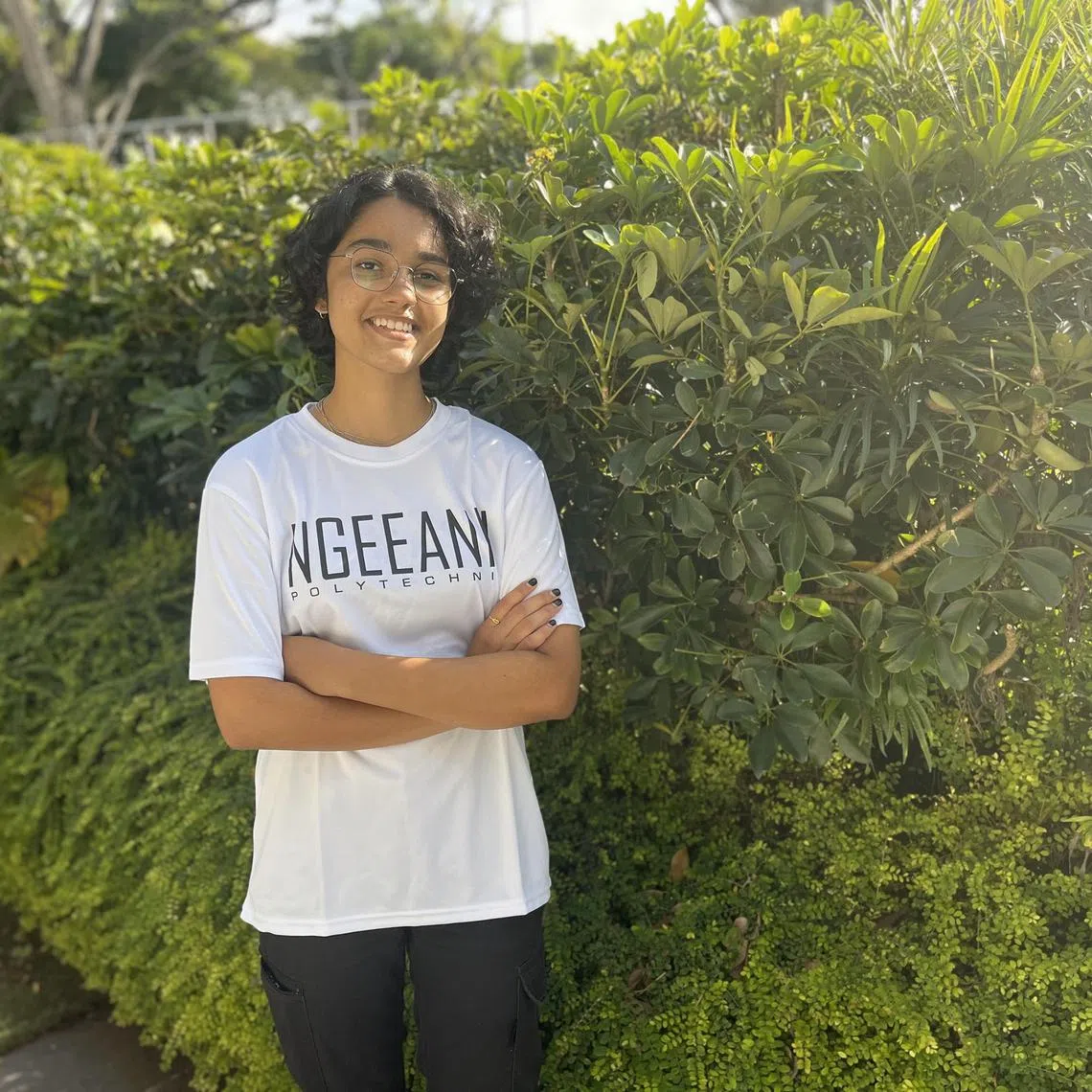 sdpoly - Anjali Curic, 17, who could have gone to a top JC, but chose to go and study engineering at Ngee Ann Polytechnic.

Credit: Ngee Ann Polytechnic