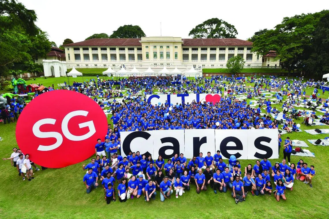 Citi’s Global Community Day in 2017. PHOTO: CITI