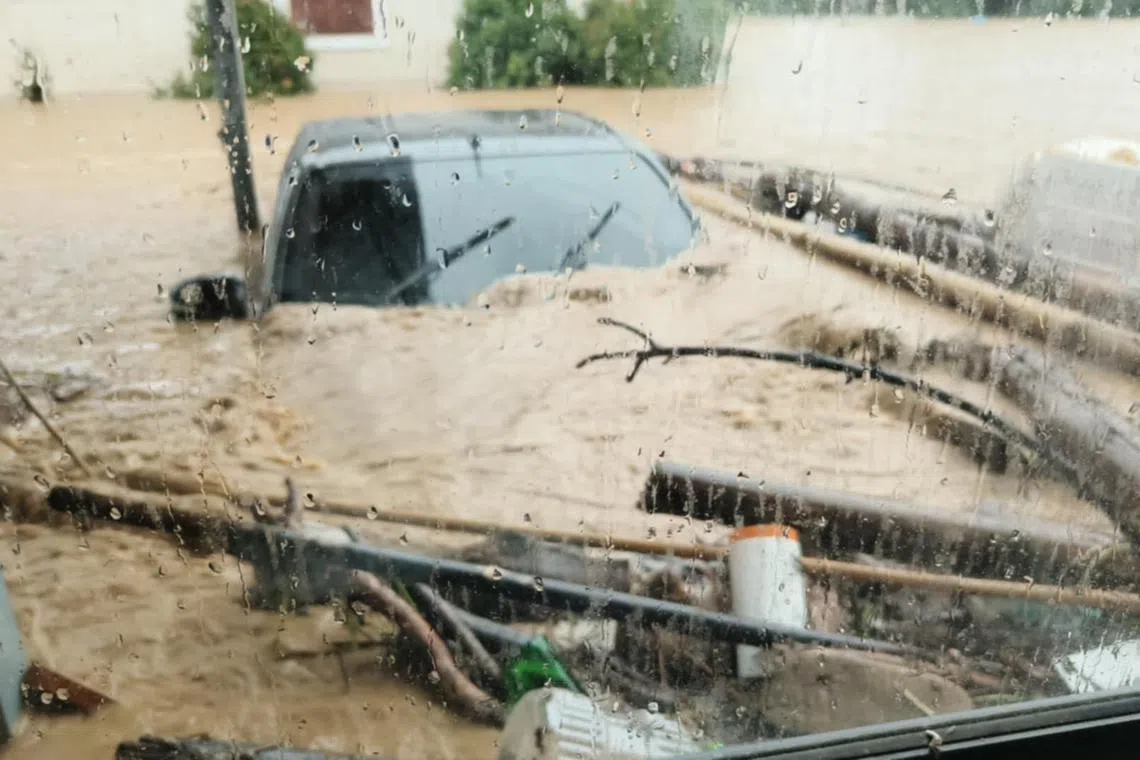 Residents in Chiang Rai were forced to urgently evacuate and move belongings to higher ground.