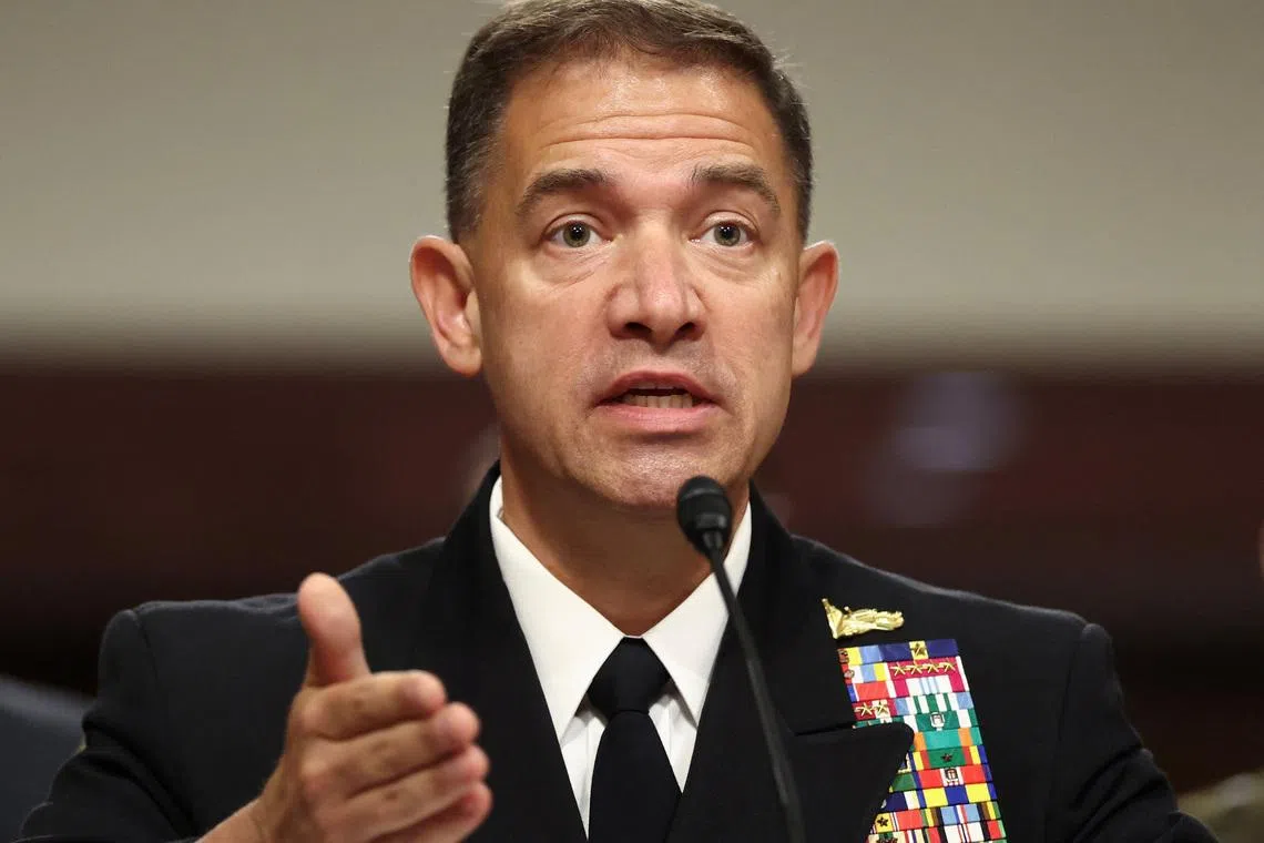 US Central Commander Admiral Brad Cooper said Iran was benefiting from being able to see the success or failure of its strikes in near real-time by searching news reports or online posts by journalists.