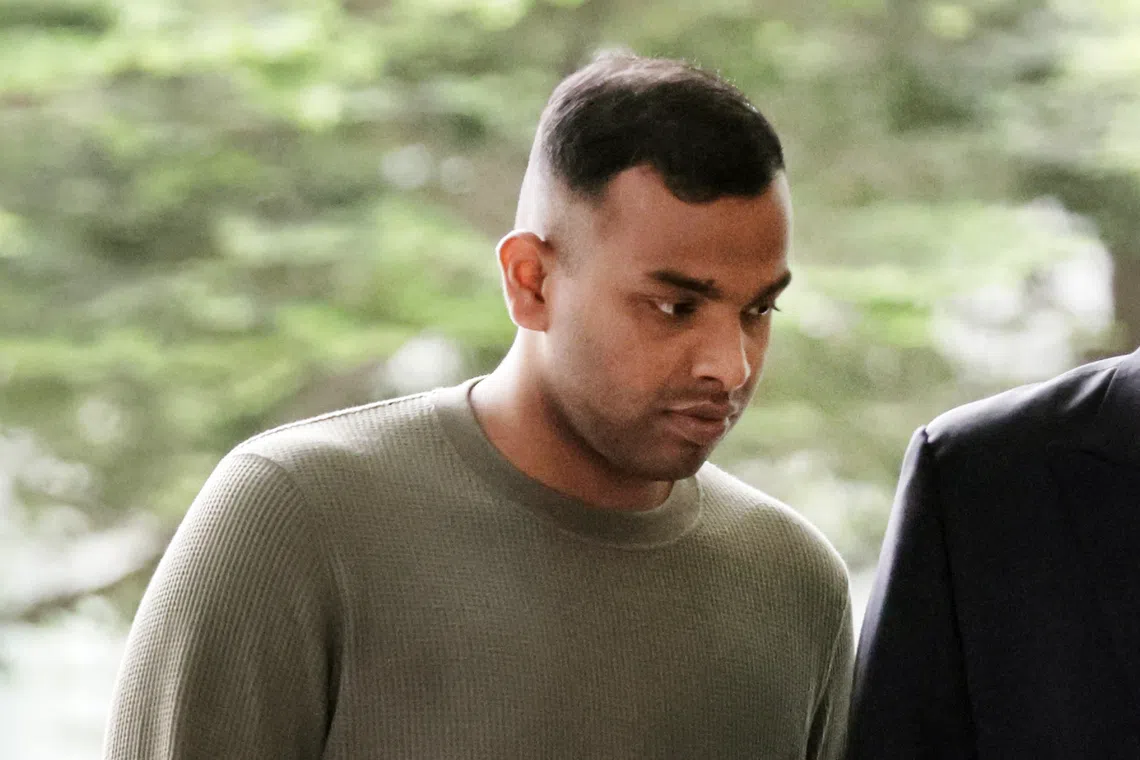 Satish Jason Prabahas was sentenced to a year and 10 months’ jail, and four strokes of the cane after he pleaded guilty to voluntarily causing grievous hurt.