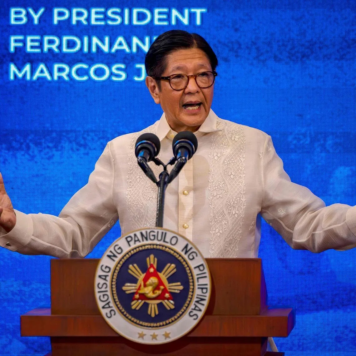 Philippine President Ferdinand Marcos said he regularly takes his maintenance medicine for gout and for hypertension.