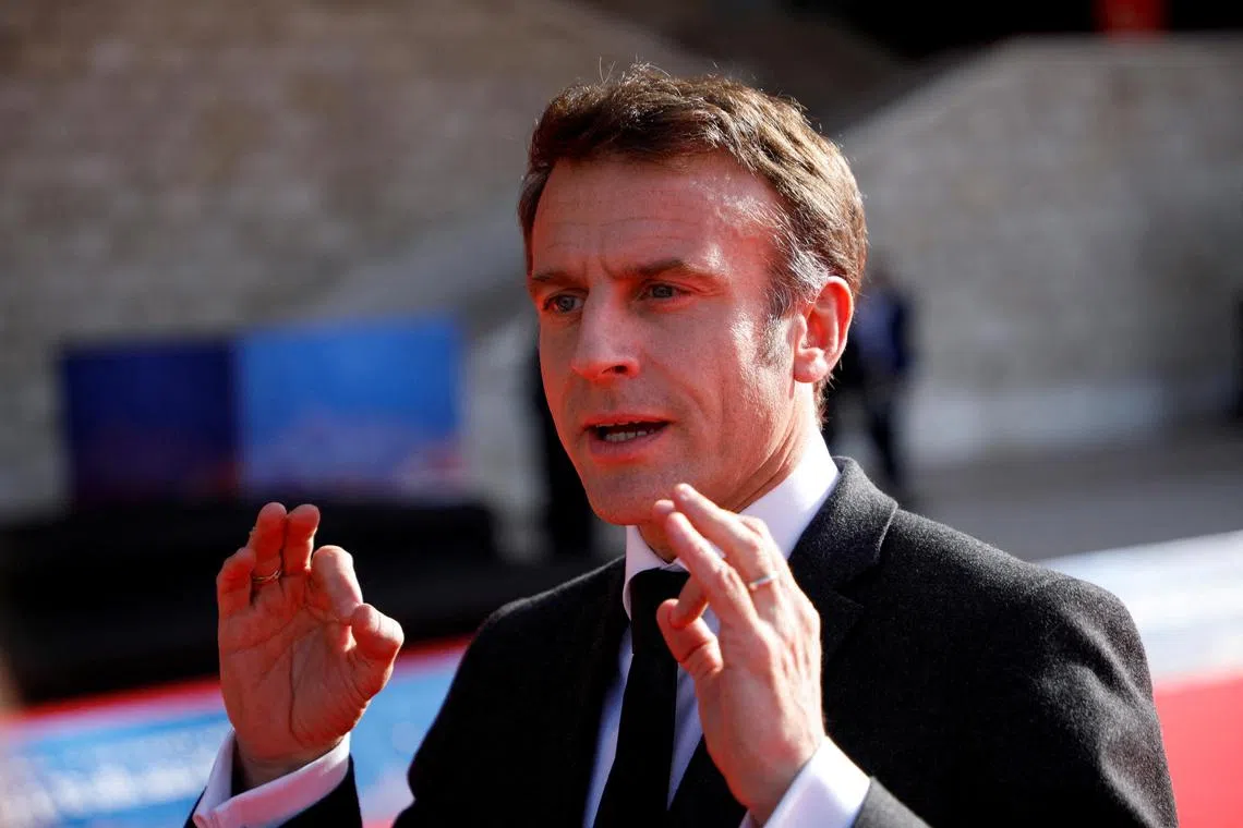 French President Emmanuel Macron announced the plan during a health debate with young people.