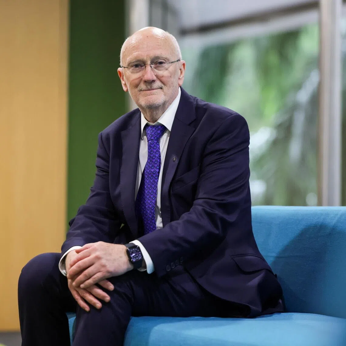 ST20251114_202503600286: Gin Tay/ hsnuclear/ Chin Hui Shan/
Portraits of Professor Laurence Glynn Williams, Chairman, Nuclear Safety Advisory Panel (NSAP) at National Environment Agency (NEA) photographed at Environment Building on Nov 14, 2025.
