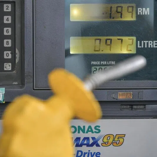 Malaysia's subsidised RON95 petrol price is currently capped at RM1.99 (S$0.64) per litre.
