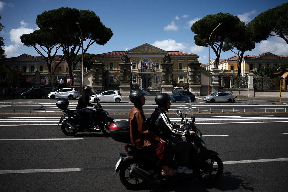 The hospital in Rome where biological samples from an Italian man placed in quarantine for possible hantavirus infection were examined.