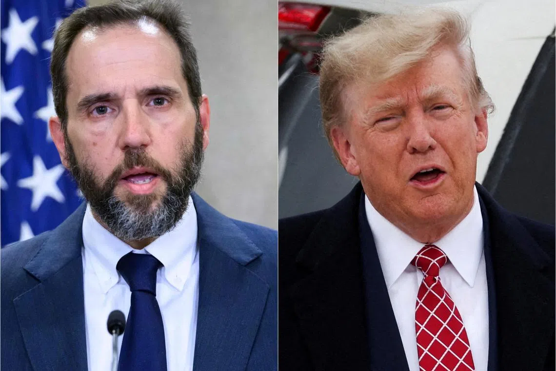 Jack Smith (left) is the federal prosecutor leading the probe into Trump's handling of sensitive documents.