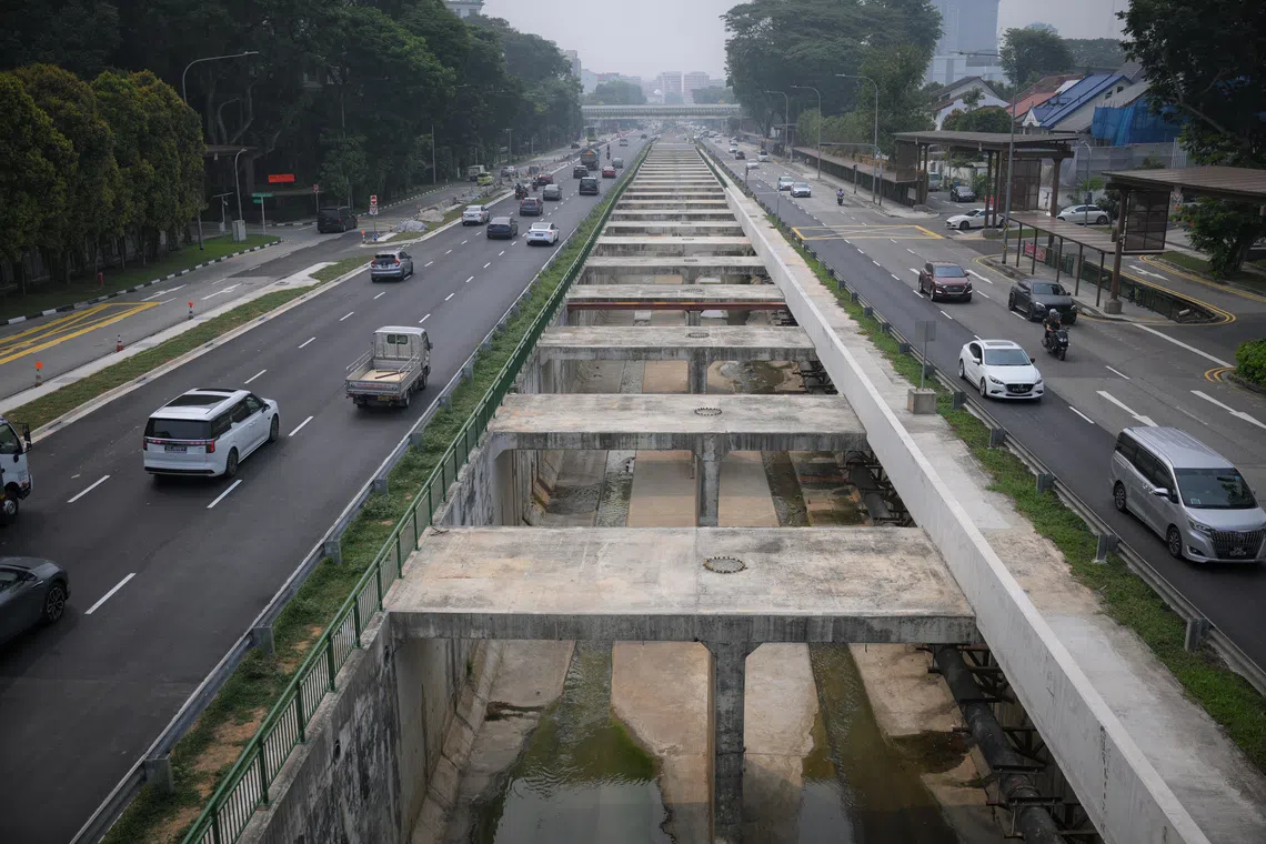 The last 900m stretch of the Upper Bukit Timah canal has been enlarged. Work to upgrade this stretch started in 2019.