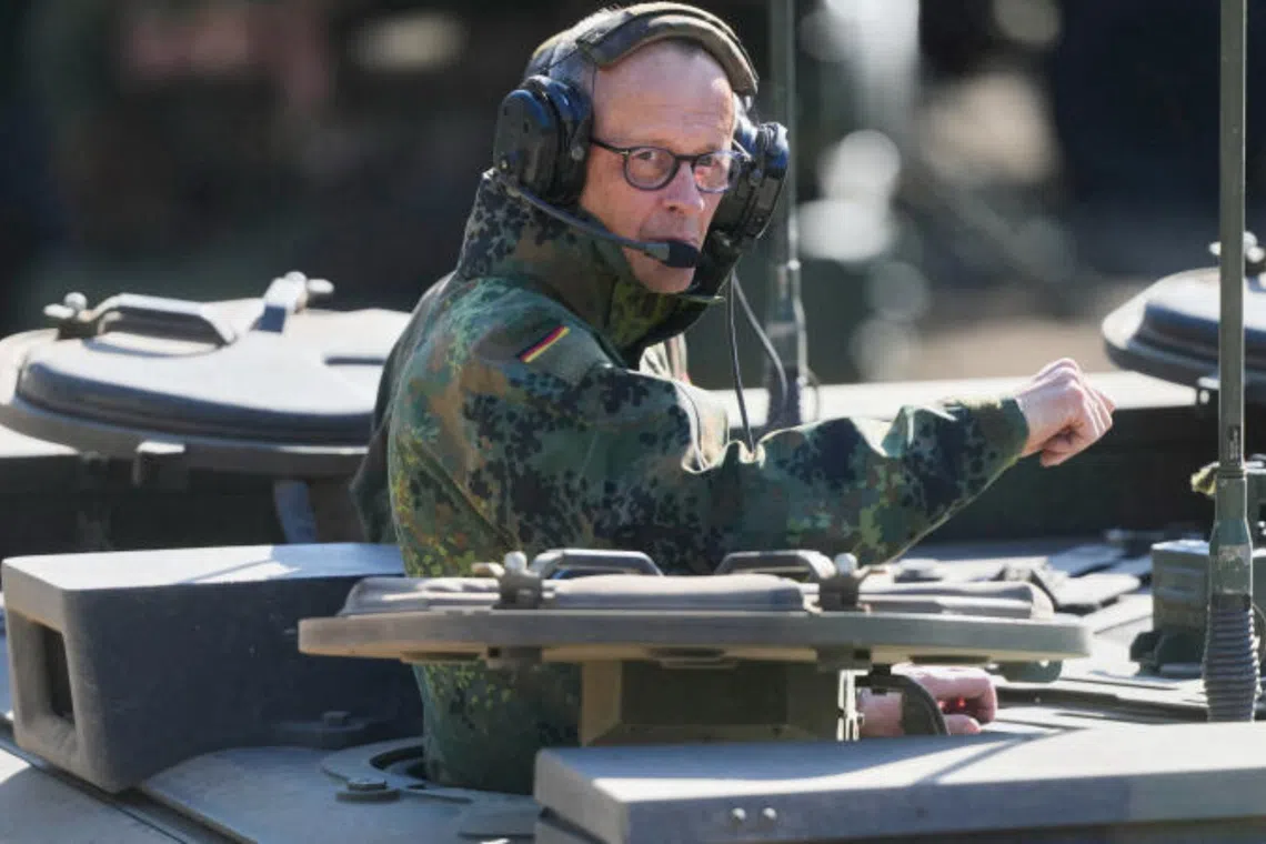 German Chancellor Friedrich Merz is urgently moving to plug defence gaps created by US troop withdrawals.