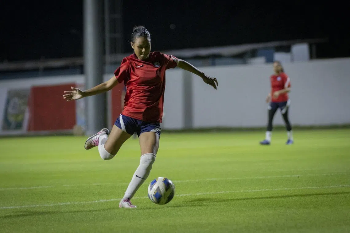 Dhaniyah Qasimah has been appointed Singapore captain for the AFF U-19 Women's Championship. 

PHOTO: FOOTBALL ASSOCIATION OF SINGAPORE