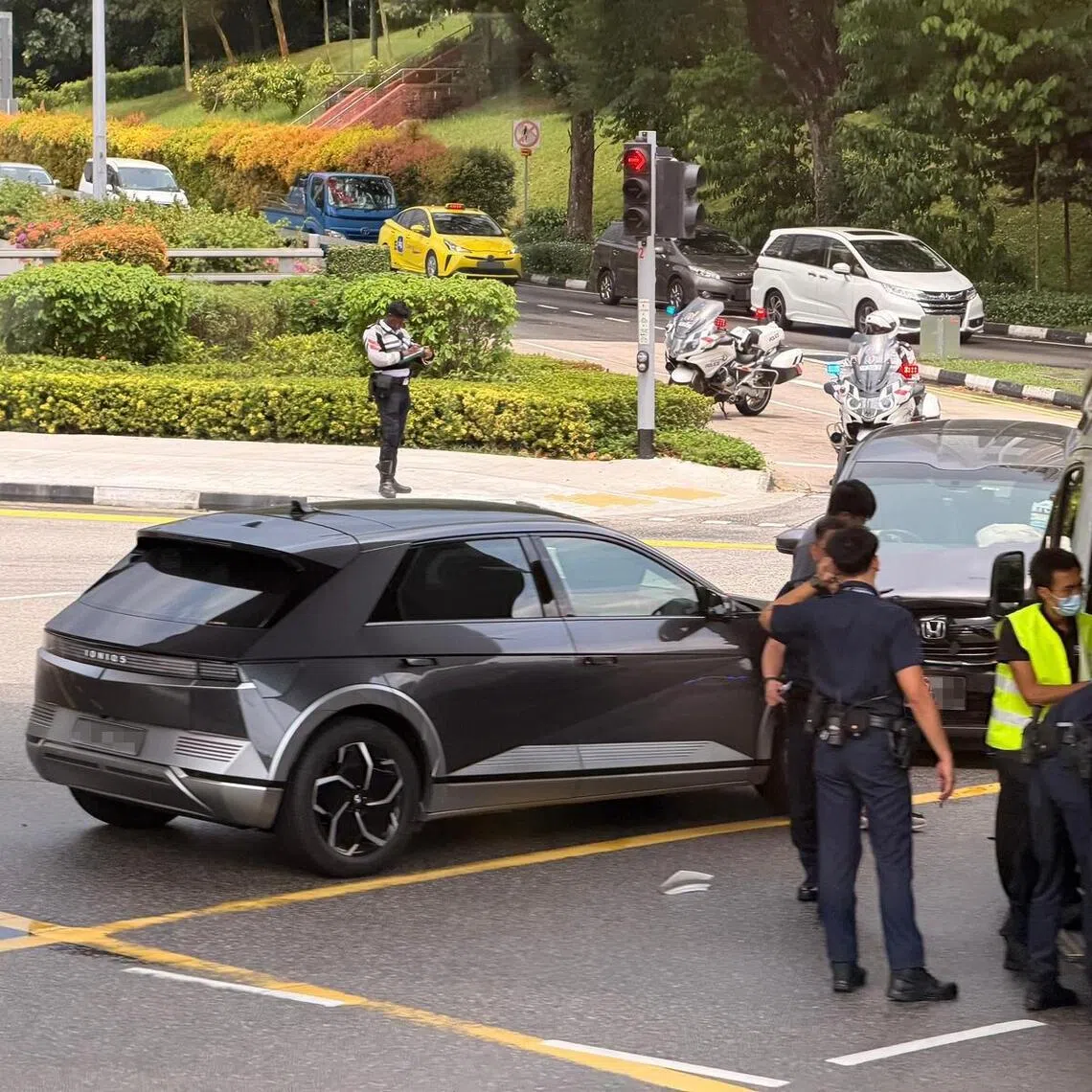 The police said that a 37-year-old male driver is assisting with investigations, which are ongoing.