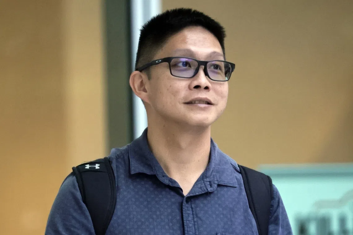 On Sept 24, Chia Han Sian Barry, who struck the car, pleaded guilty to one charge of driving without care and attention.