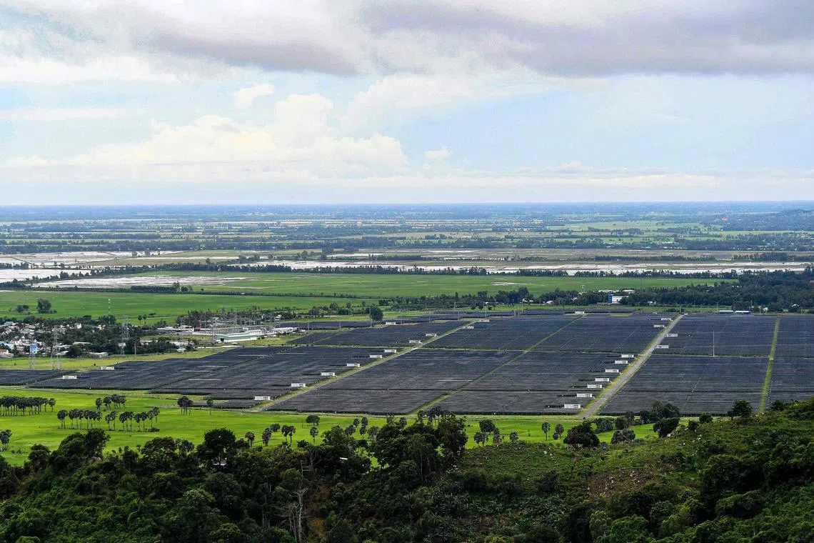 Solar power capacity around the world is on track to roughly triple over the next five years. 