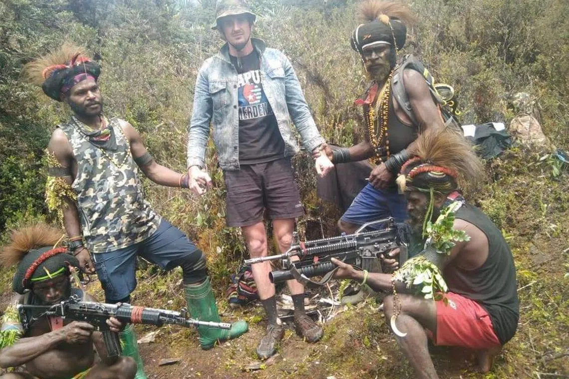 A man, identified as New Zealand pilot Philip Mehrtens, is said to be held hostage by a pro-independence group in Indonesia's Papua region. 