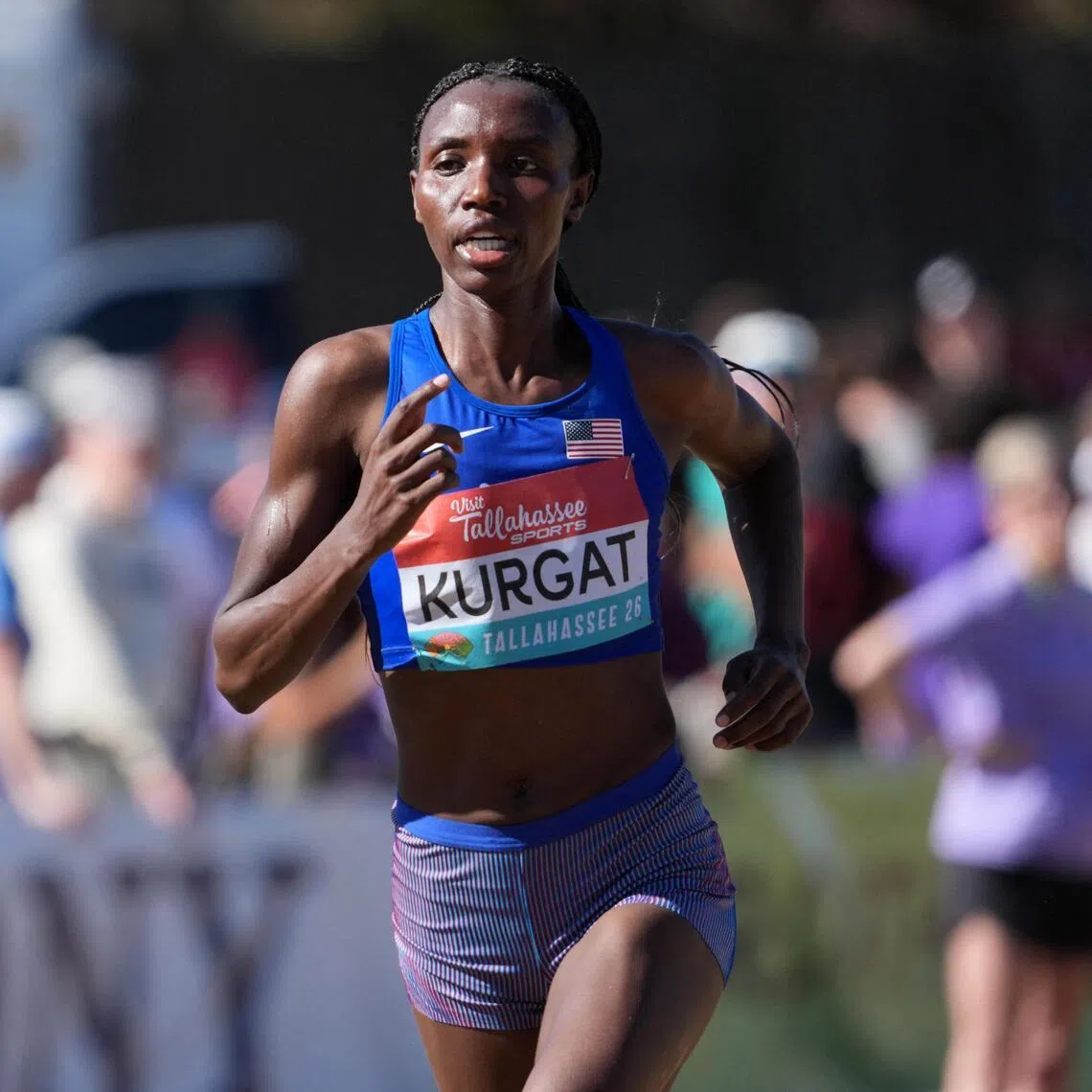 US athlete Ednah Kurgat, along with Jess McClain and Emma Grace Hurley, will compete for ranking points in the World Road Running Championships.