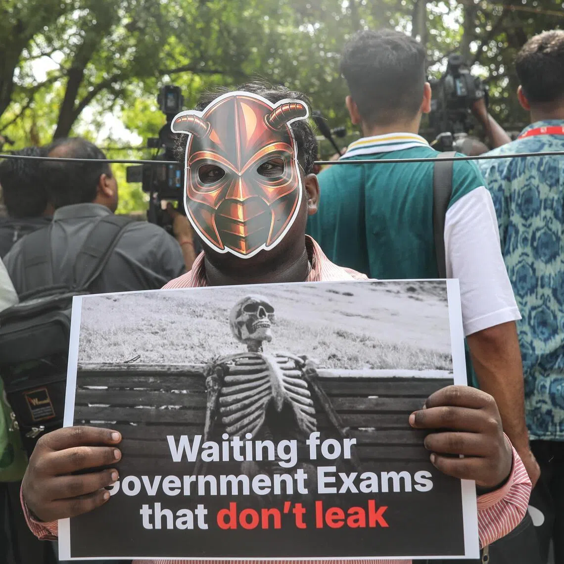 The leak prompted a backlash from students and parents after May’s exam was scrapped, with Indian media reporting suicides of some teenagers.