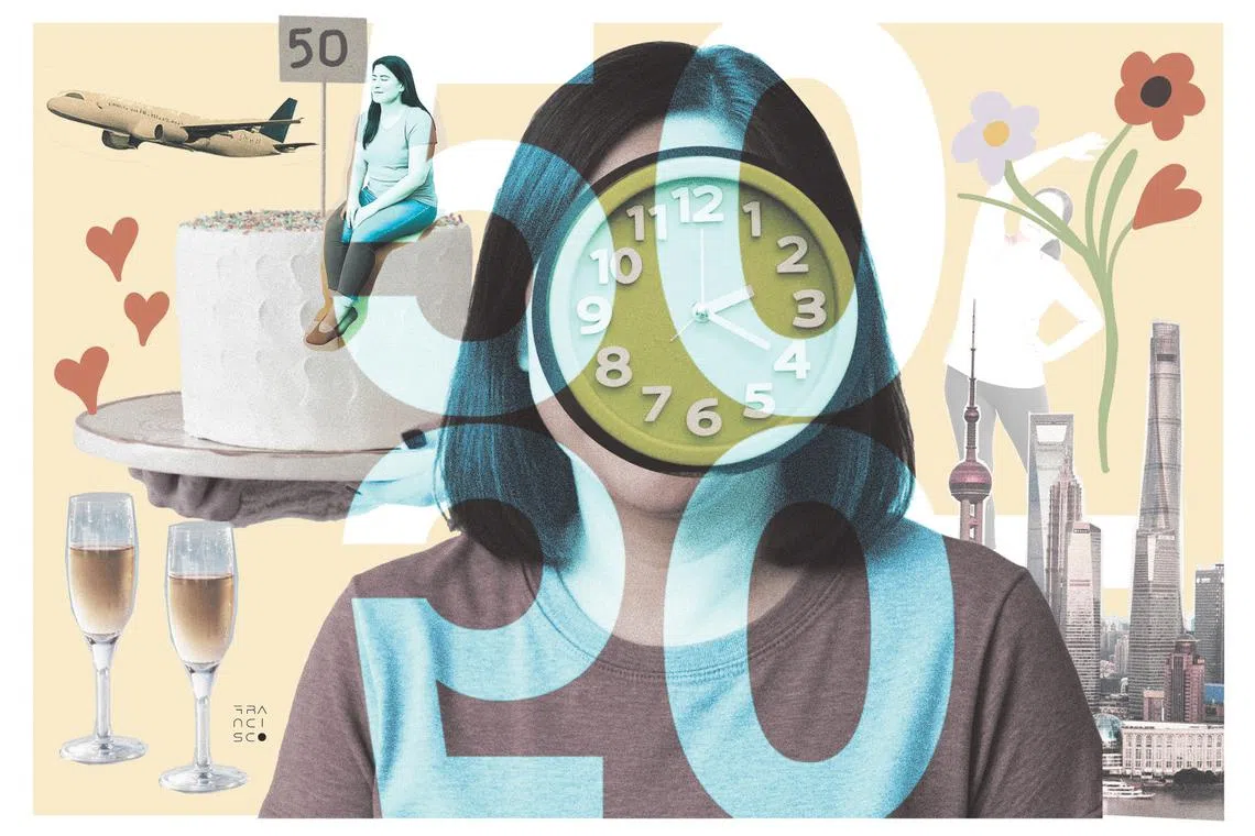 At 50, age is giving the writer a reality check. It is also giving her a ticket to freedom.