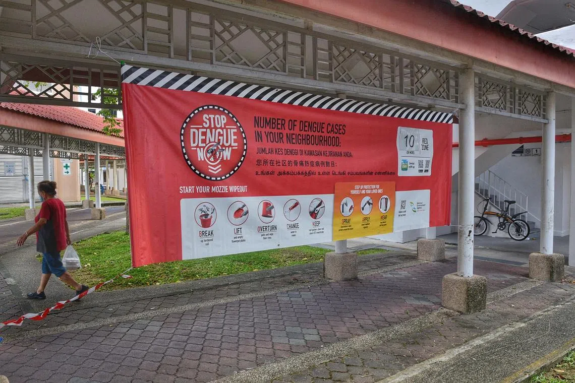 The NEA said in its quarterly dengue surveillance report that 1,989 cases were recorded in the second quarter of 2023.