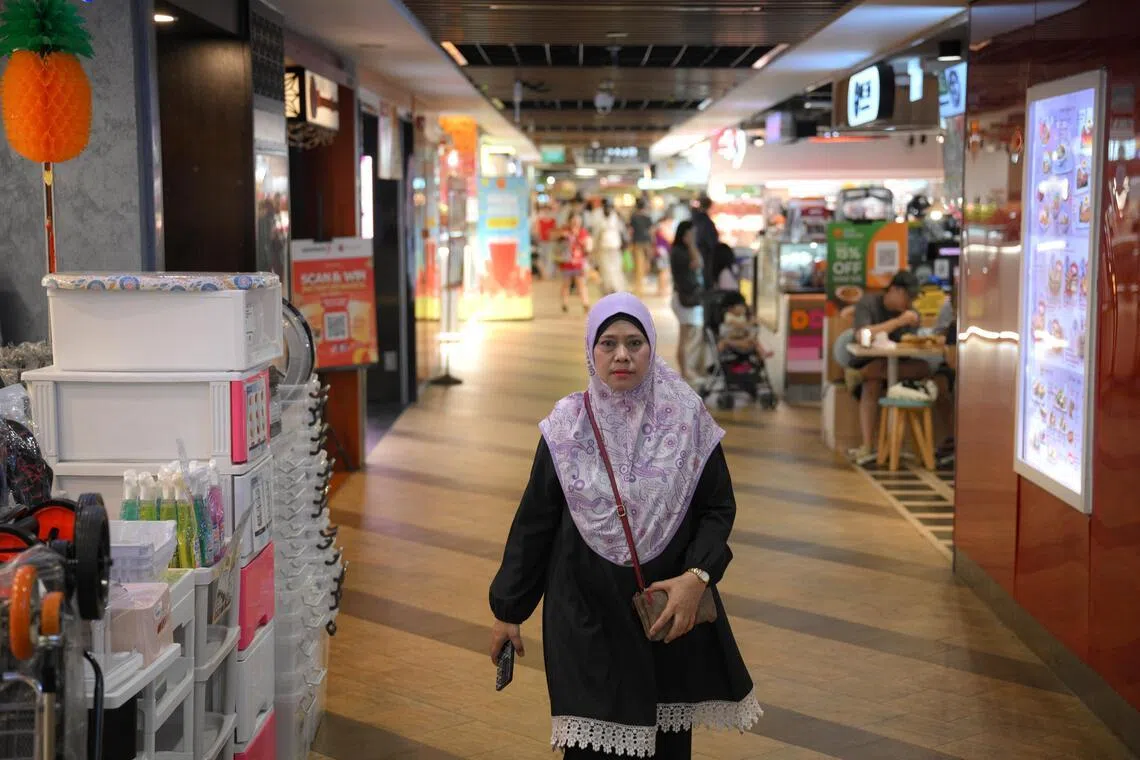 Madam Lizah hopes to see more rest areas in malls and more intergenerational activities that allow her to bond with her grandchildren.