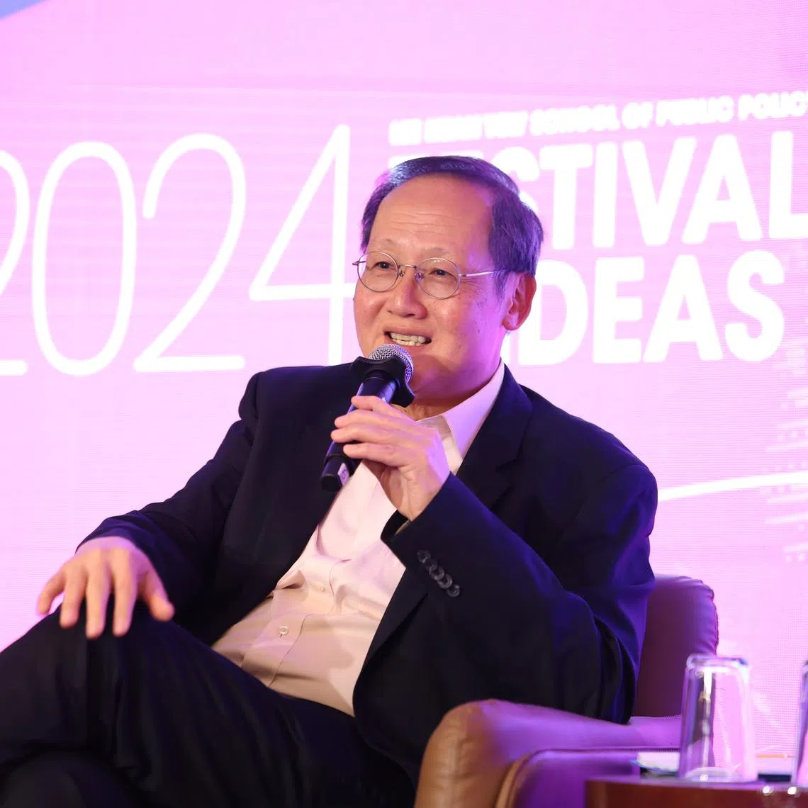 Manpower Minister Tan See Leng speaking at the closing session of the five-day Festival of Ideas event on Sept 20.