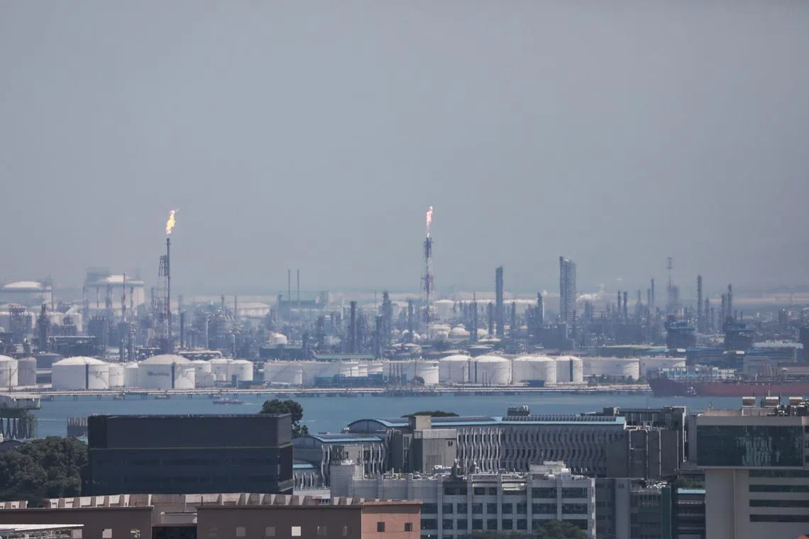 Singapore depends on imported gas for about 95 per cent of its electricity needs.