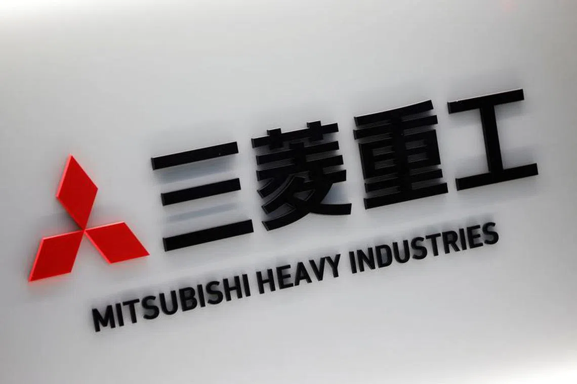 The logo of Mitsubishi Heavy Industries is seen at the company headquarters in Tokyo, Japan December 8, 2022. REUTERS/Kim Kyung-Hoon/file photo