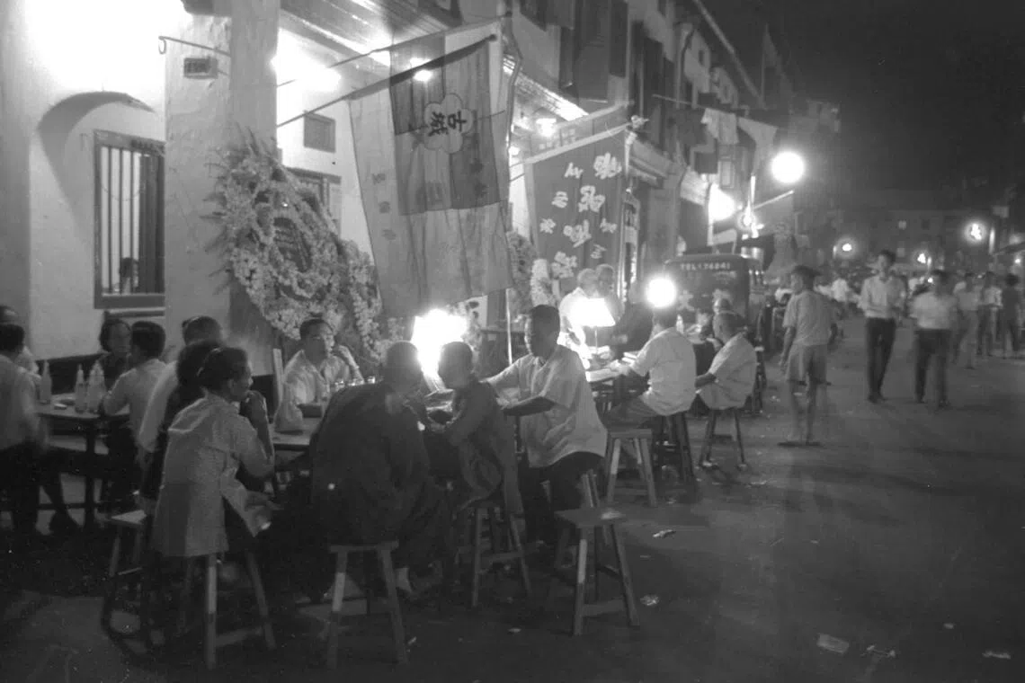 A photo of the Sago Lane Death Houses taken in 1962 by K.F. Wong.