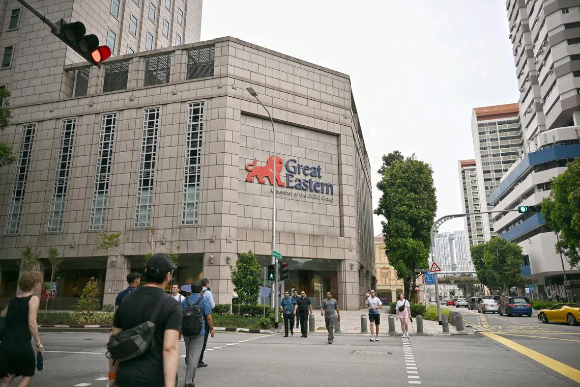 Generic of Great Eastern Life at Pickering Street on Jul 2, 2025.