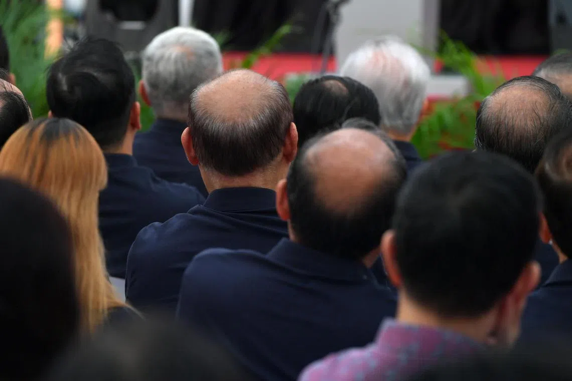 Balding is really common, affecting more than 50 per cent of men. 