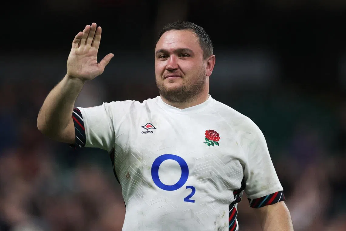 Rugby Union - Six Nations Championship - Wales v England - Millennium Stadium, Cardiff, Wales, Britain - March 15, 2025 England's Jamie George celebrates after the match Action Images via Reuters/Paul Childs