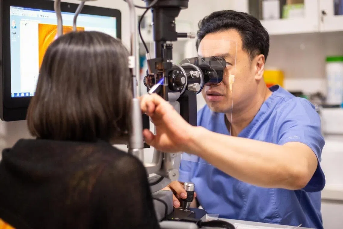 Regular screening is recommended from the age of 40 for those with family history for glaucoma