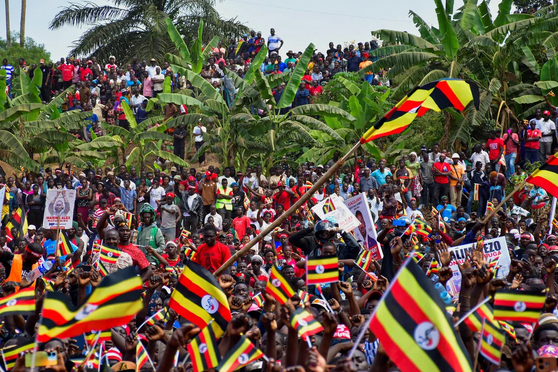 Ugandan police to probe reports of officers beating opposition supporters
