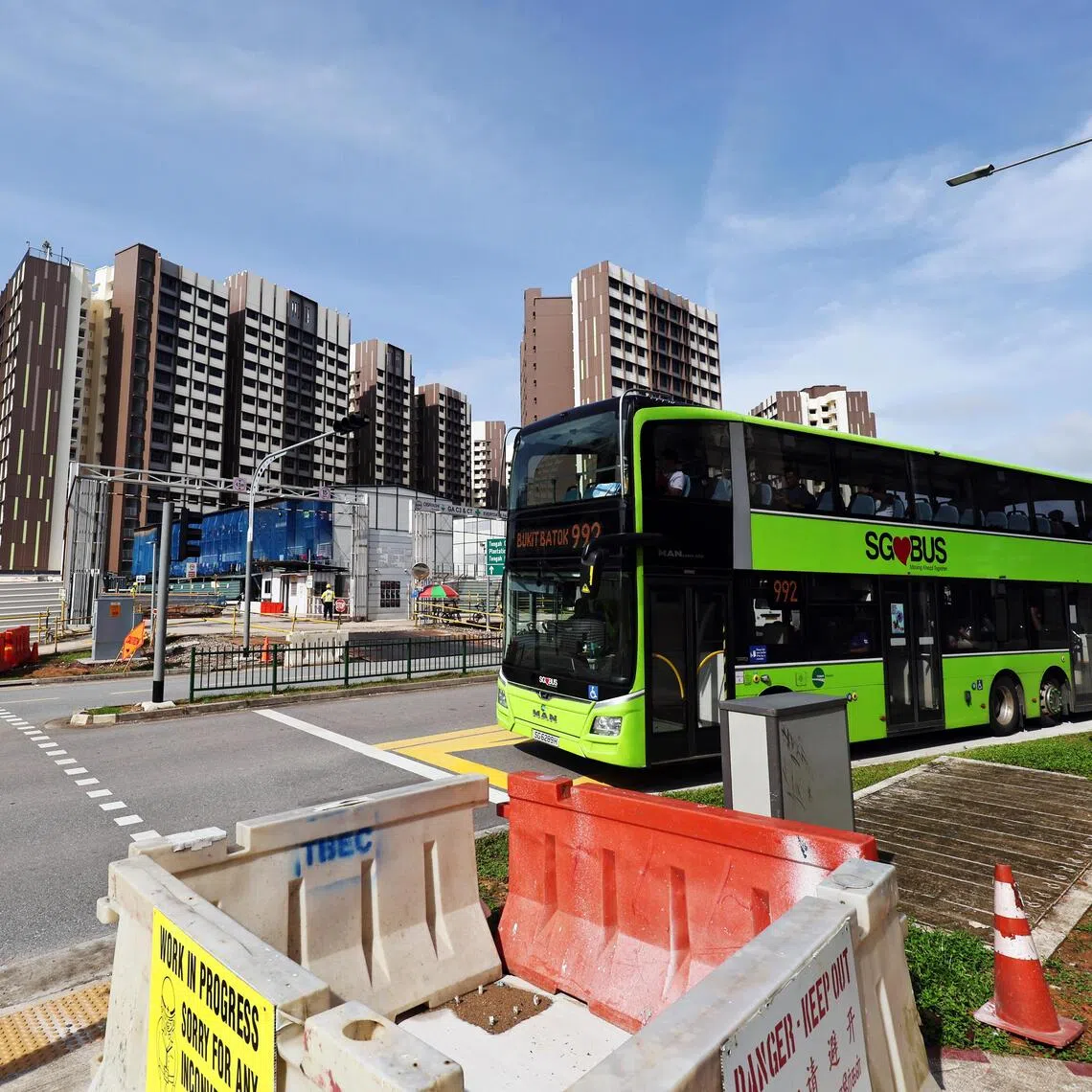 Transport Minister Jeffrey Siow said transport connectivity is a priority for Tengah, a new town.
