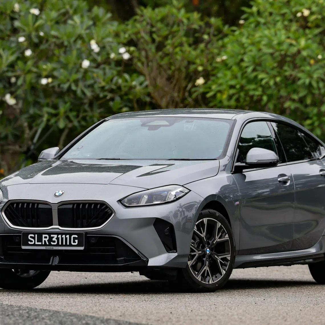 ST20250702_202543200353: Gin Tay/ Lee Nian Tjoe/
(Car review: BMW 216 Gran Coupe)
Exterior of BMW 216 Gran Coupe, photographed at Siglap on July 2, 2025.