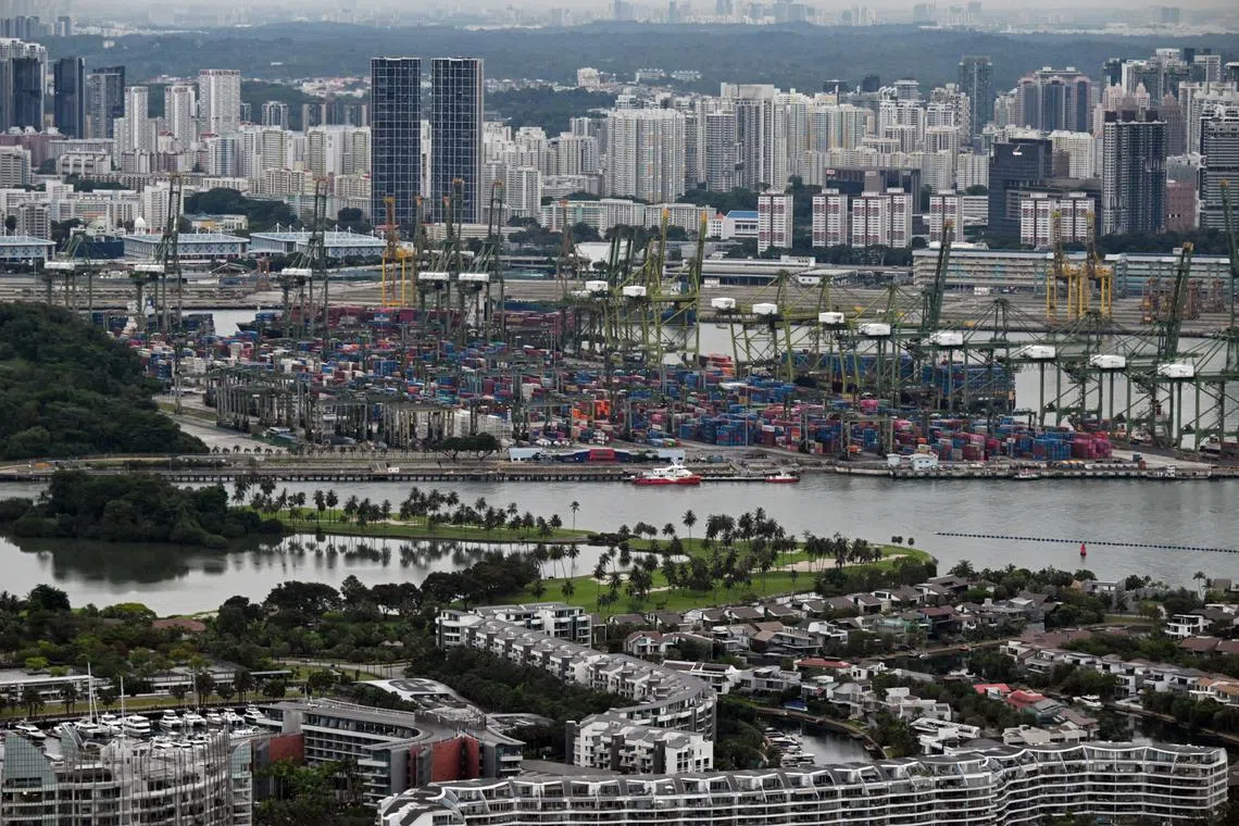 The risks identified in the survey may also have been influenced by Singapore’s trade outlook.