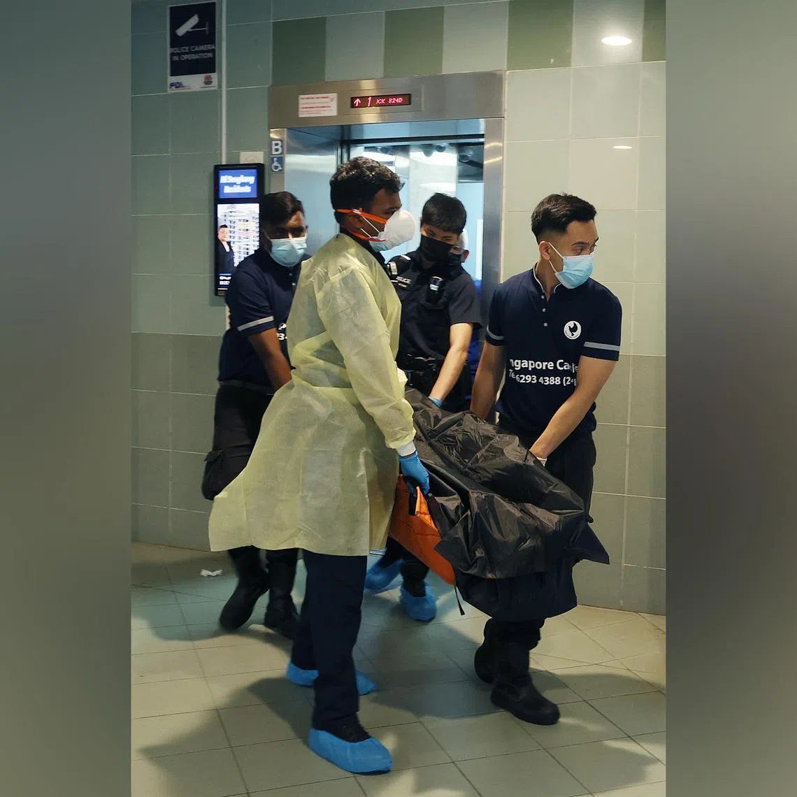 The bodies of Ms Xu Na and her father Xu Baolu were discovered at 1.35pm on Oct 6 in a flat on the eighth floor of Block 324D Sengkang East Way.