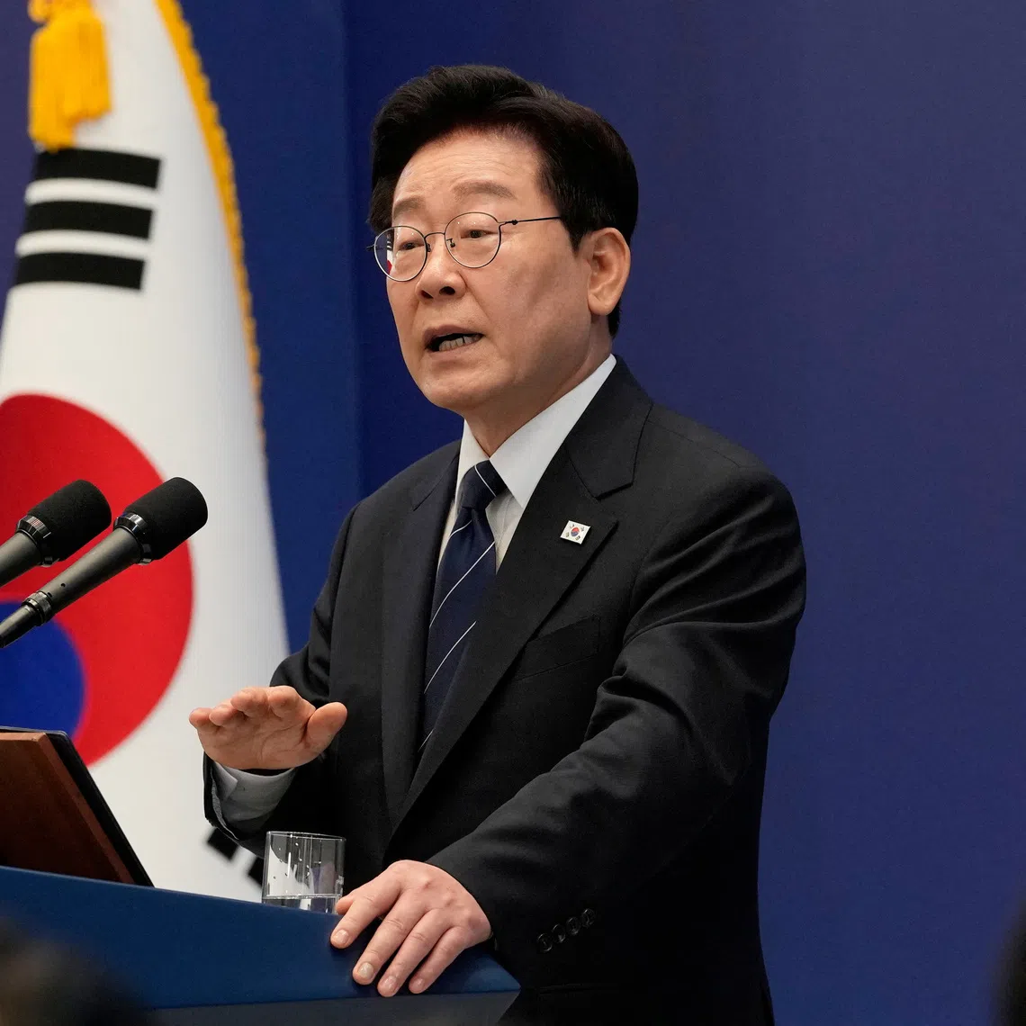 South Korean President Lee Jae Myung said that pursuing denuclearisation under the current circumstances meant that nothing would be accomplished.