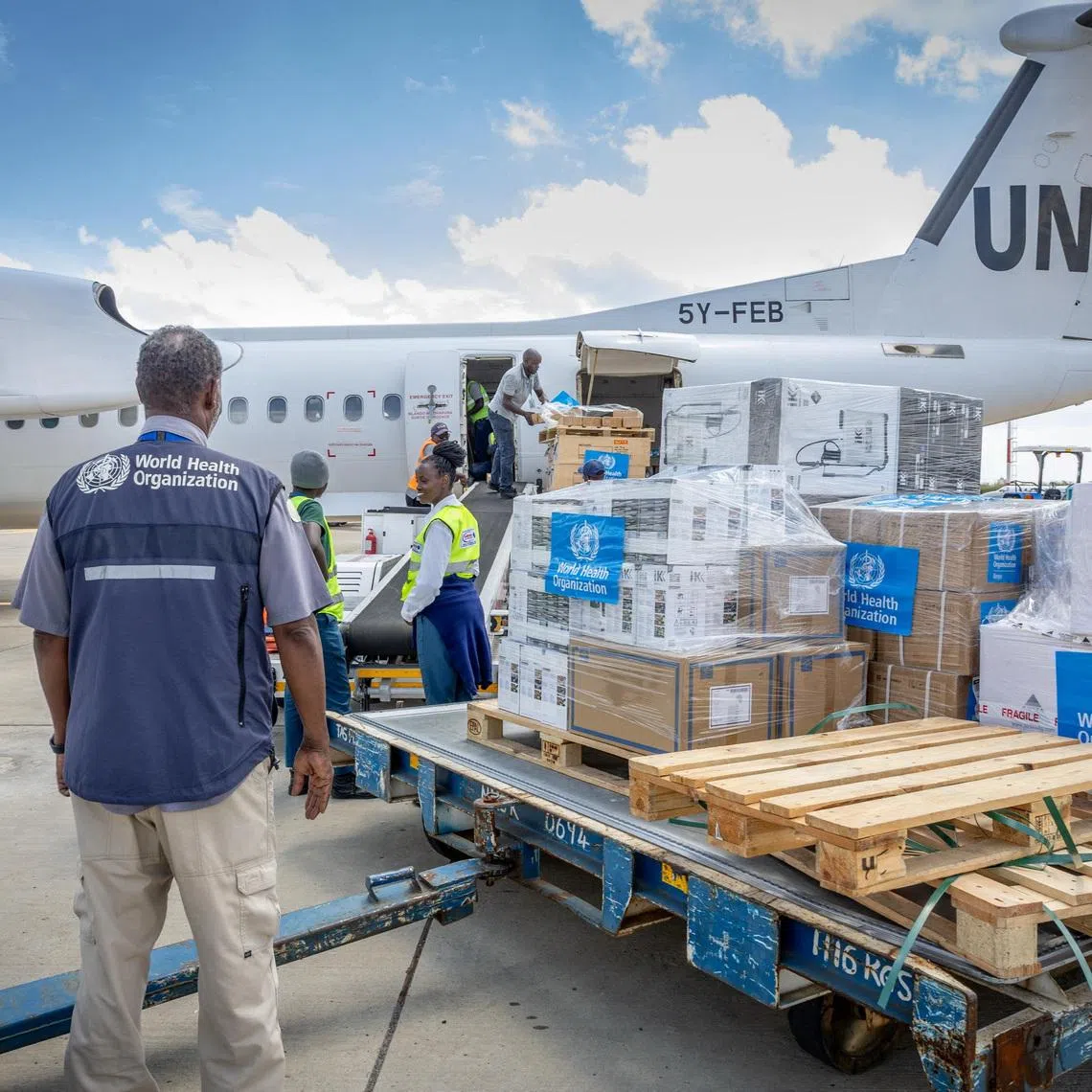 The facility, located at Laikipia Air Base in Nanyuki, Kenya, is for high-risk Americans who have been exposed to the virus but are still asymptomatic.