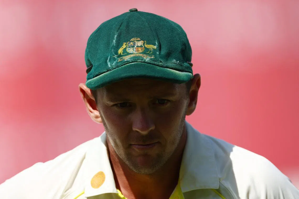 Cricket - Ashes - Fifth Test - England v Australia - The Oval, London, Britain - July 29, 2023  Australia's Josh Hazlewood Action Images via Reuters/Andrew Boyers/File Photo