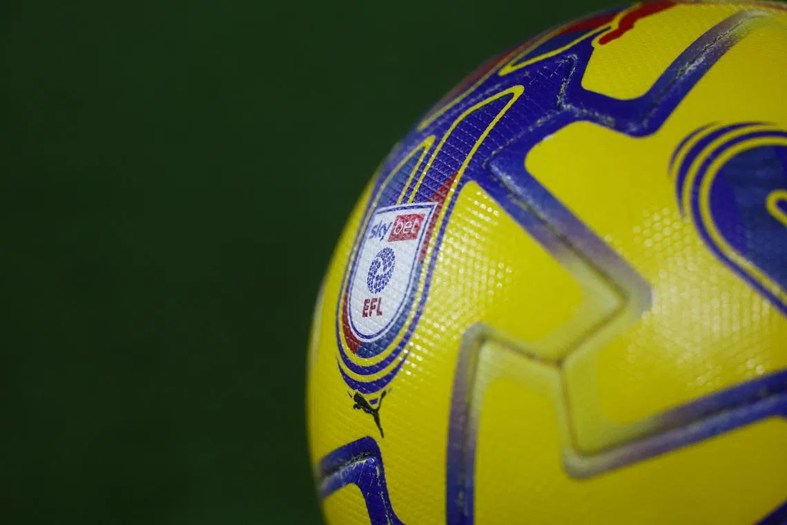 Soccer Football - Championship - Leeds United v Norwich City - Elland Road, Leeds, Britain - January 24, 2024 General view of a EFL branded football Action Images/Lee Smith
