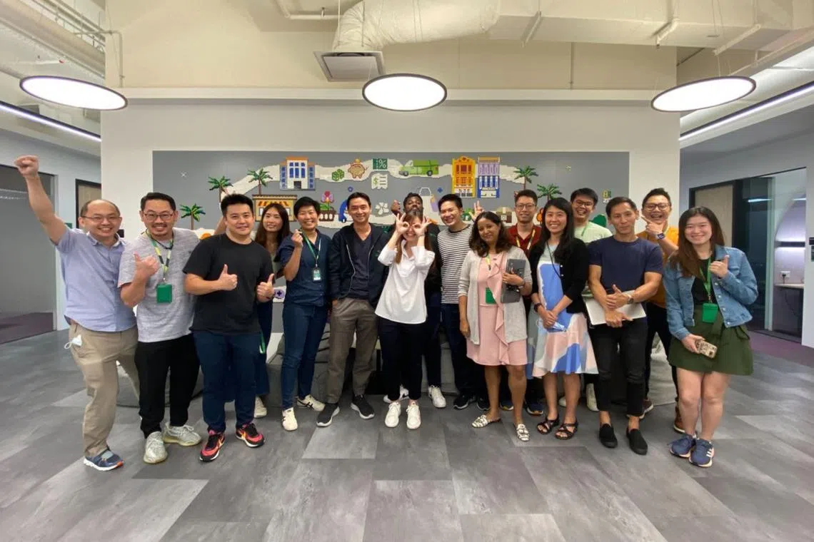 MP Tin Pei Ling (centre) said she has had “an invaluable experience” at Grab.