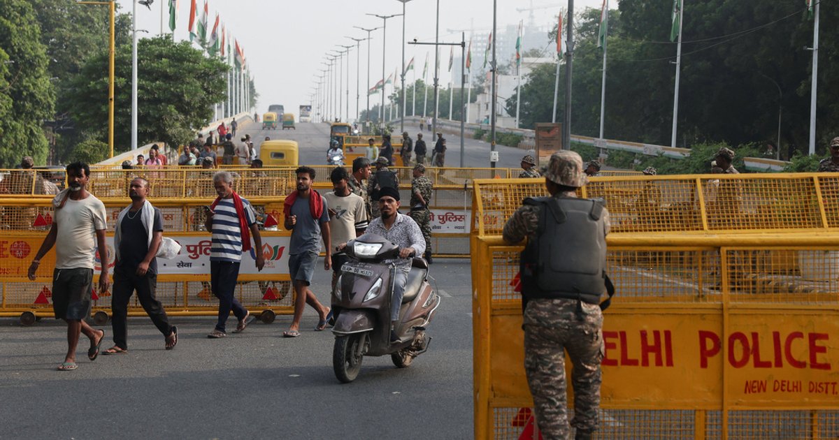 Indian capital braces for second day of protests against poll chief