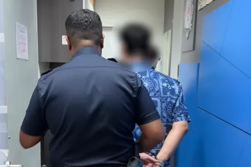 A Singaporean traveller, 50, was arrested after he was found with drugs at Singapore Cruise Centre on Oct 17.