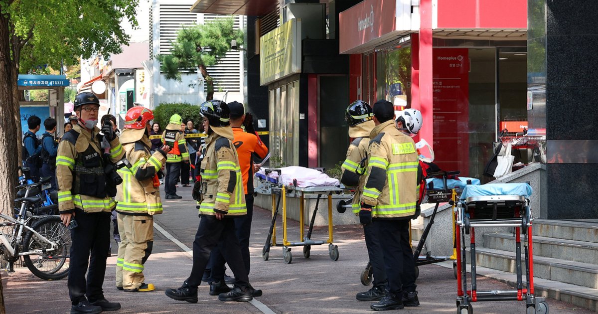 South Korean police detain man over stabbing of eight people at shopping mall